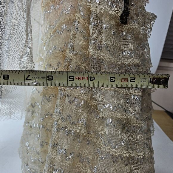 Haunted Scary Girl Bride Porcelain Doll Spooky Artist Hand Painted OOAK 28" - Picture 14 of 14